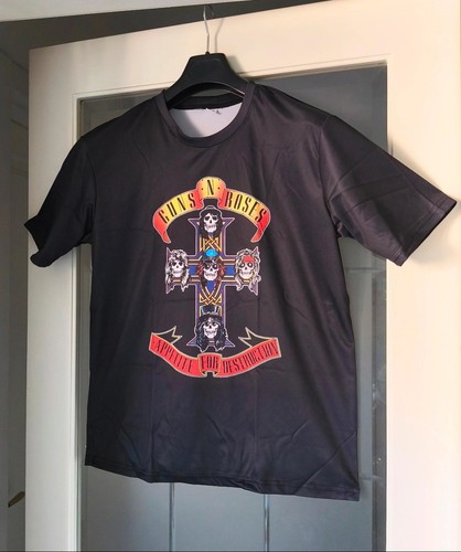 Shirt nera tipo guns n - t-shirt,