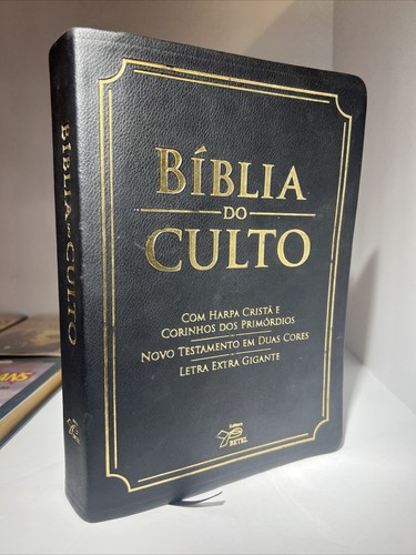 Biblia culto com harpa - com,