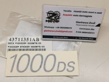 43711351AB Original Ducati decalcomania adesivo MULTISTRADA 1000 DS Grigio Scuro