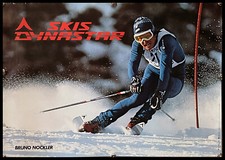 1980ca * Manifesto Poster Originale "Skis Dynastar - Bruno Nockler" Italia (B+)