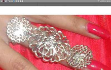 anello medievale bagno argento