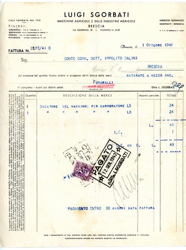1941 brescia macchine - brescia,