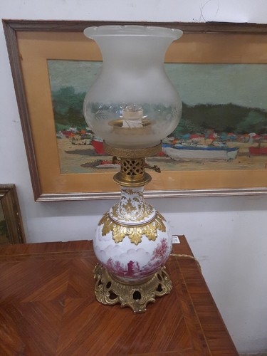 Lampada porcellana sevres - lampada,