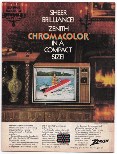 Pubblicità vintage zenith - pubblicità,