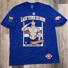 Maglia WWE autentica John Cena Summerslam 2025 Farewell Tour New York Giants
