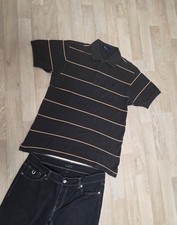 Polo Fred Perry grigia a righe
