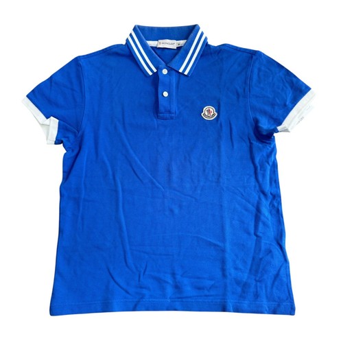 Polo uomo moncler blu manica - uomo,