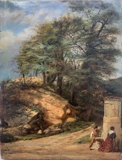 Luigi Sacchi - Olio su tela - Pittore Lombardo - Lugano