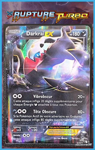 Carte pokémon darkrai - pokémon, ex
