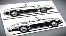 Adesivo Mercedes 190SL