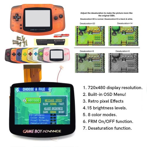 Gameboy advance ips - advance,