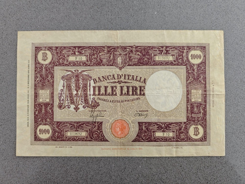 Banconota mille lire - banconota,