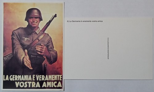 Cartolina manifesto brigate - manifesto,