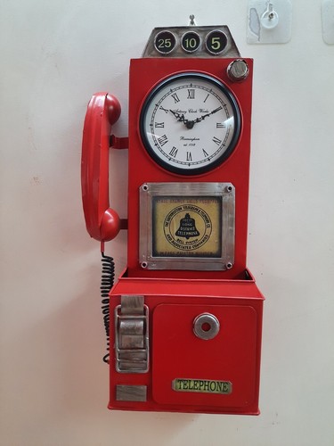 Metallo rosso orologio - metallo,
