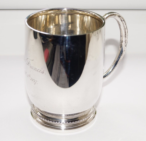 Tazza battesimo in argento - in,