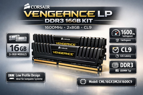 Corsair vengeance ddr3 - ddr3, 16gb