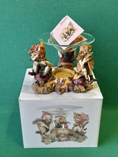 DIFFUSORE CON CANDELA PER OLI ESSENZIALI ELFI ELFO WOODLAND PIXIES - NUOVO. BM60