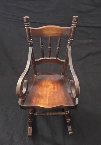 Sedia dondolo vintage - a,