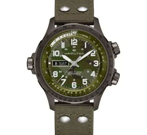 Hamilton khaki aviation wind - hamilton, x-wind