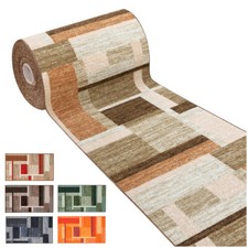 Tappeto cucina bordato antiscivolo moderno passatoia casa a quadri colori accesi