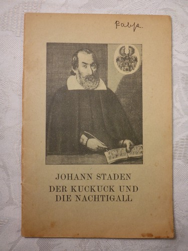 Johann staden cuculo e - cuculo,