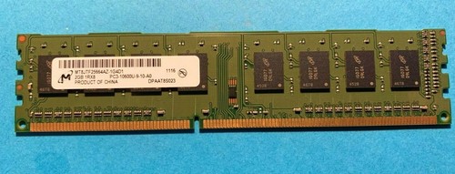 Micron 2gb 1rx8 pc3 10600u - 🔥micron, pc3-10600u