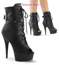 Sexy Open Heel Ankle Boots 15
