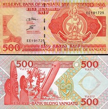 Vanuatu 500 Vatu 1993 (2006), UNC, P-5c, prefisso EE