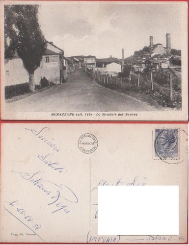 Cartolina murazzano lo - murazzano,