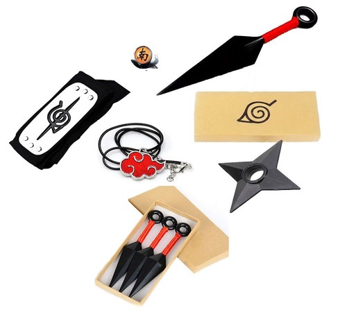 Set pezzi cosplay kunai - 4,