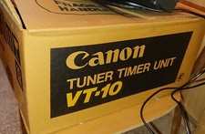 Canon Tuner Timer Unit VT 10 Sintonizzatore Nuovo Vintage