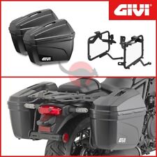 VALIGIE LATERALI + TELAI [GIVI] E22 22 LITRI - KAWASAKI ELIMINATOR 500 (2024)