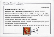 1944  G.N.R. Verona - Lire