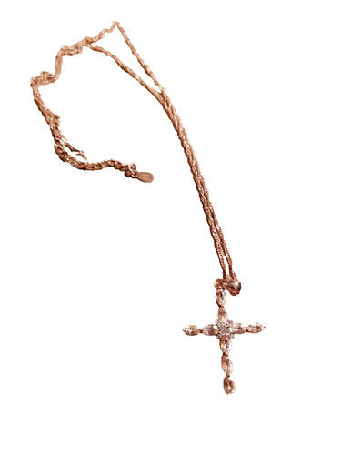 Collana oro rosa kt - collana, con