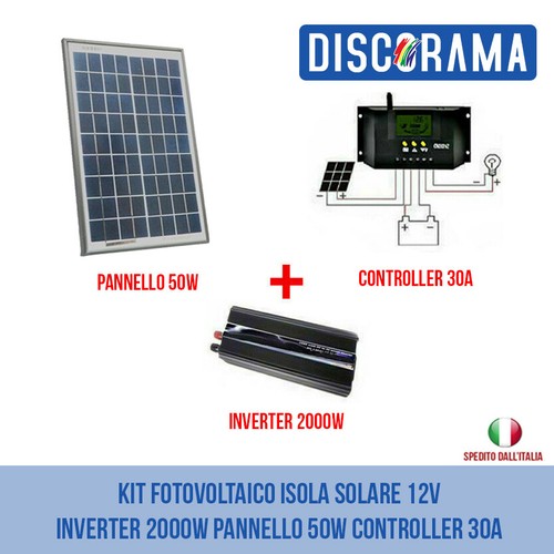 Kit fotovoltaico isola solare - kit,
