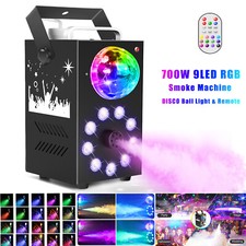 Macchina del fumo 9 LED RGB