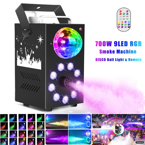 Macchina del fumo led rgb - macchina,
