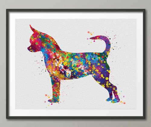 Chihuahua cane arte - , stampa