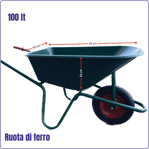 Carriola giardino stalla - carriola,