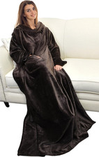 Catalonia, Coperta in Pile Con Maniche, Micro Peluche Morbido Visone, Soffice Co