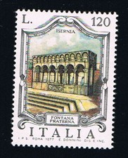 ITALIA UN FRANCOBOLLO FONTANA