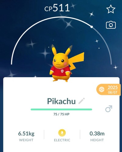 Maglia calcio shiny pikachu - maglia,