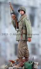 Alpine Mins US 2° ID testa indiana 16046 WW2 120mm kit resina NON VERNICIATO ROSENGRANT