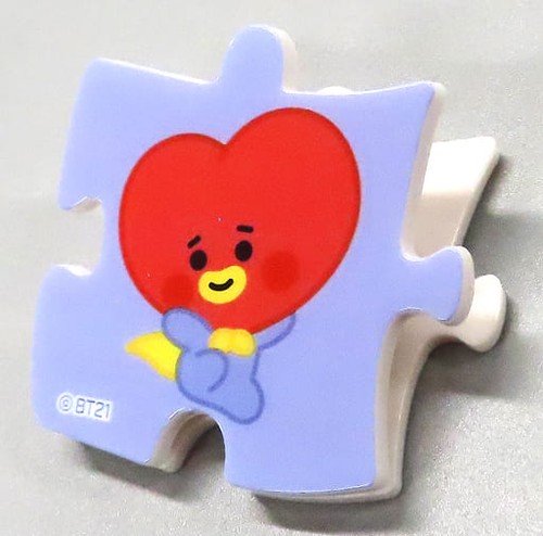 Bt21 tata puzzle clip - bt21, v