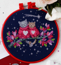 Kit punto croce contato gatti