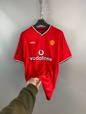 Maglia calcio vintage Umbro Manchester United 2000/2001 home #6 JAAP STAM
