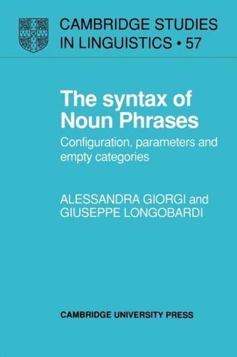 Giorgi syntax of - syntax, noun