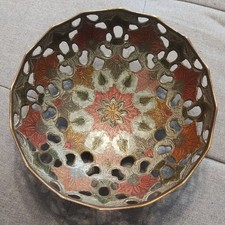 ANTICO CESTO DECORATIVO IN