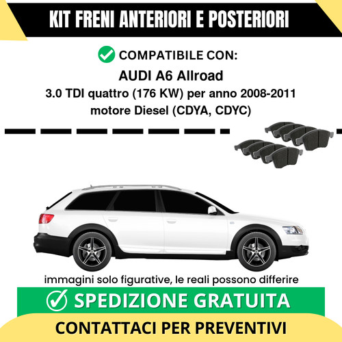 Pastiglie freno ant post - +,
