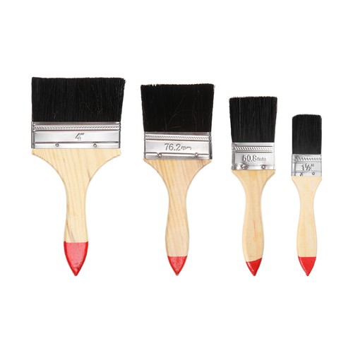 Flat paint brushes 3 - 4, 1+2+3+4"